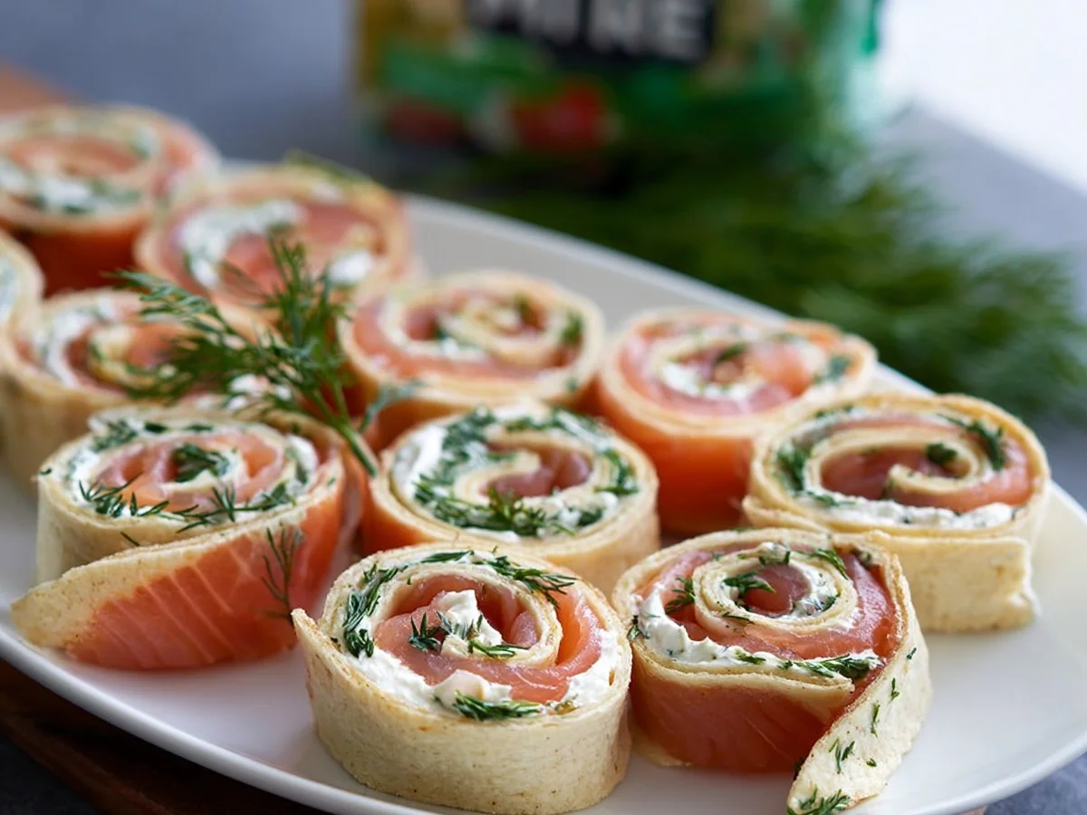 15-Minuten Lachs-Frischkäse-Röllchen: Schnell & Lecker - Bild 1