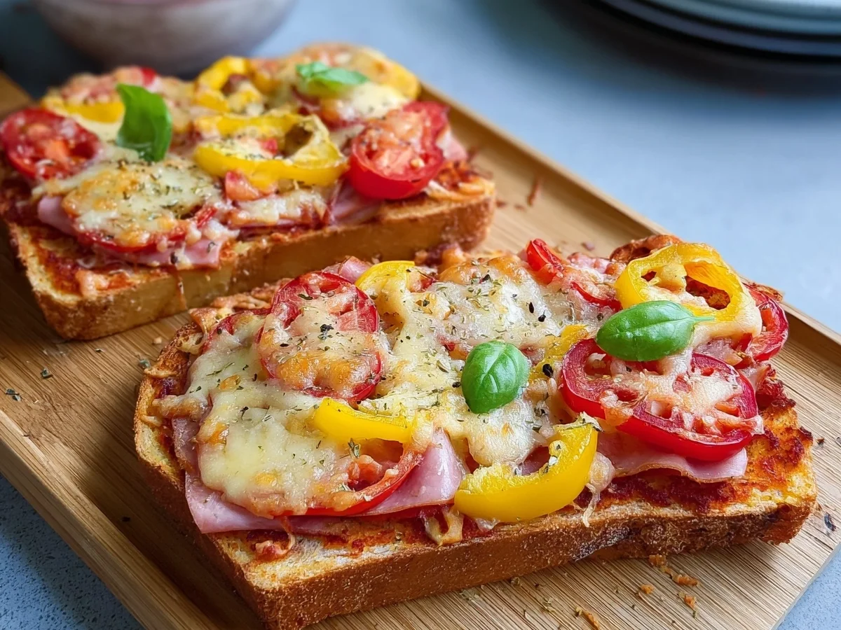Airfryer Pizza-Toast: Schnell & knusprig in Minuten - Bild 1