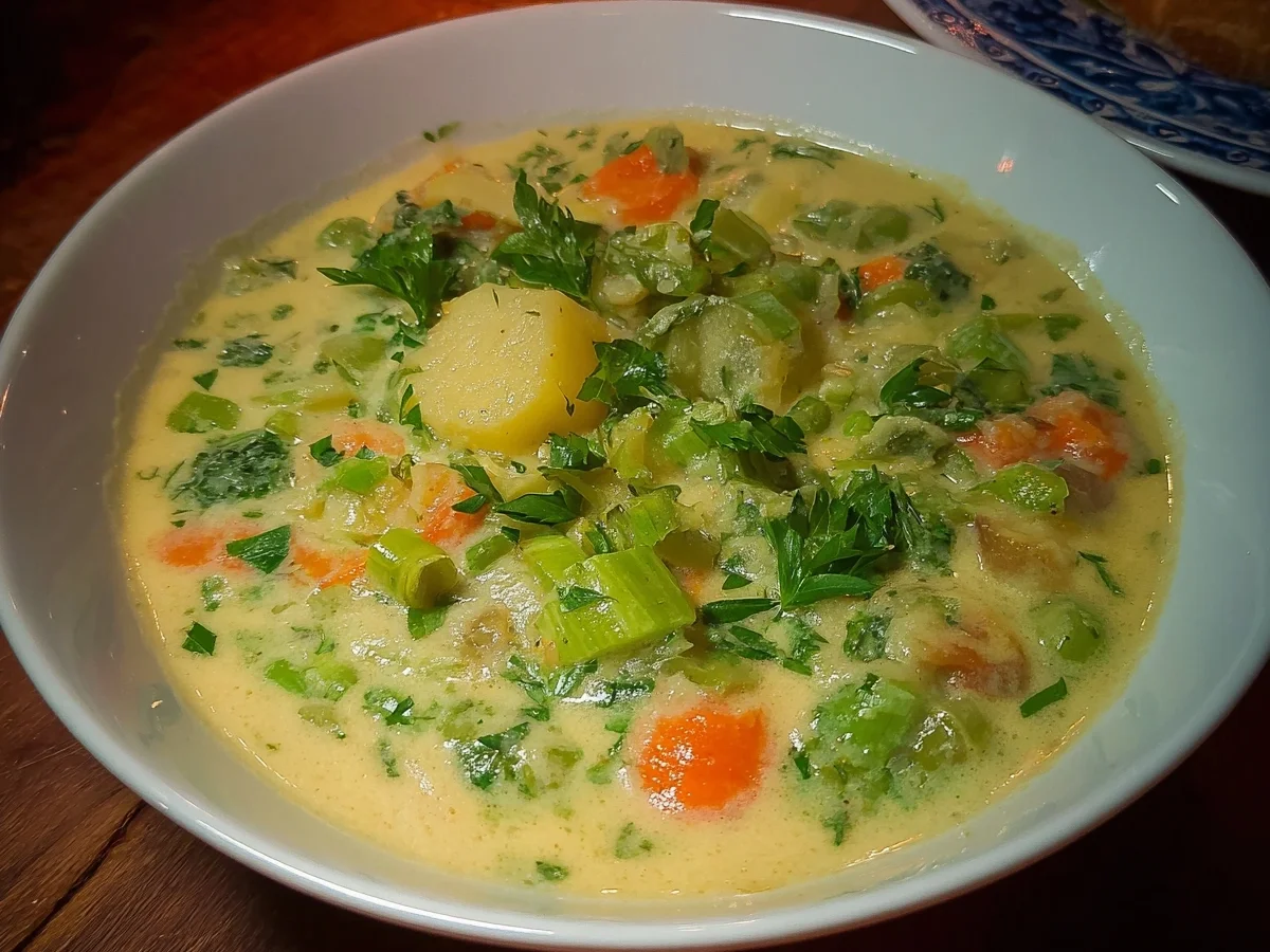 Bürgermeisters Gartensuppe: Herzhafte Gemüsesuppe - Bild 1