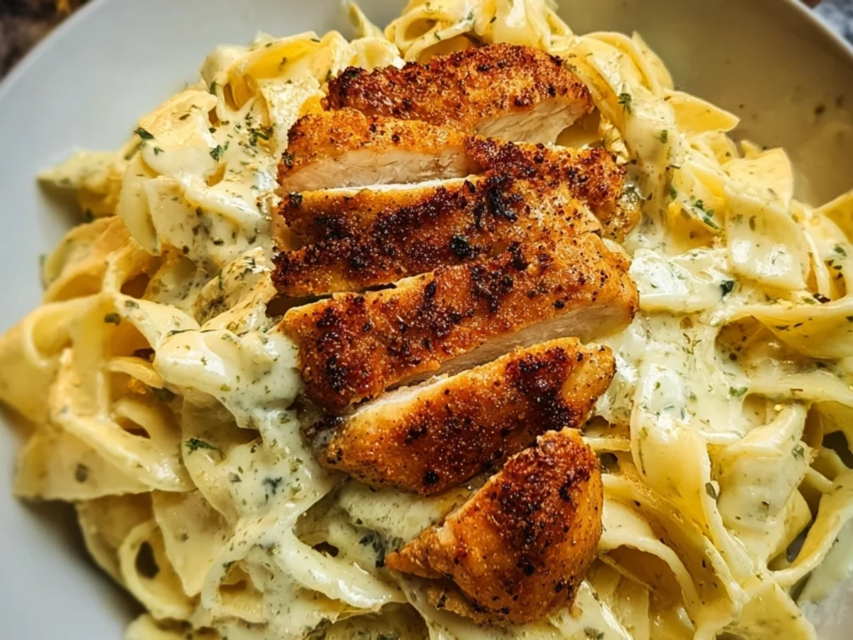 Cremige Alfredo Pasta mit Hähnchen: Mein Seelenfutter - Bild 1