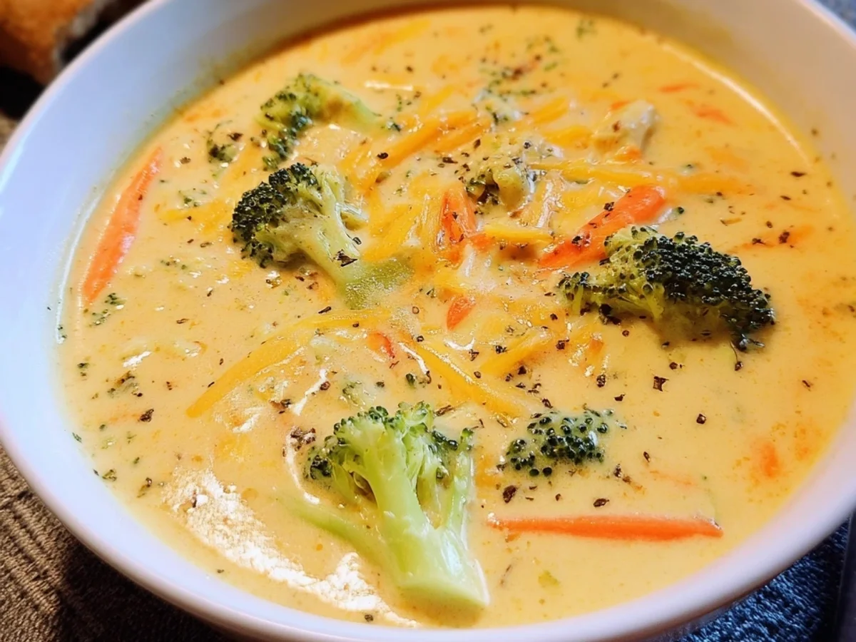 Cremige Brokkoli-Käse-Suppe mit Möhren Seelenfutter pur - Bild 1