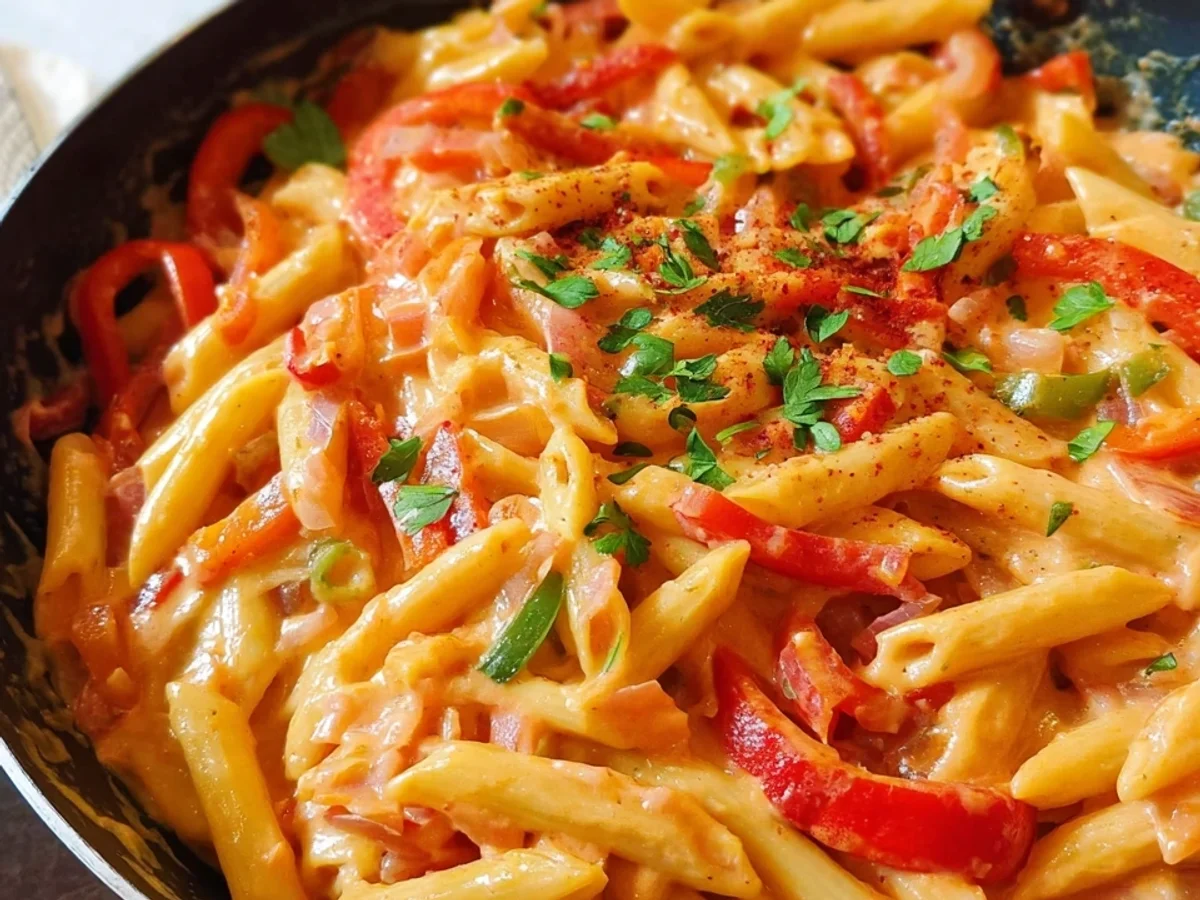 Cremige Paprika-Sahne-Pasta: Schnell & Lecker - Bild 2
