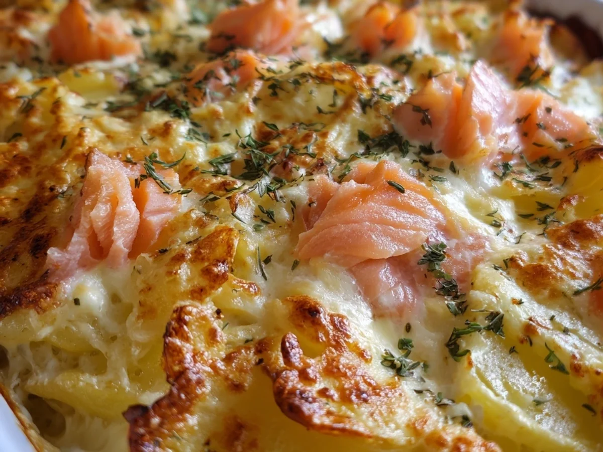 Cremiger Kartoffel-Lachs-Gratin: Rauchiges Aroma - Bild 1