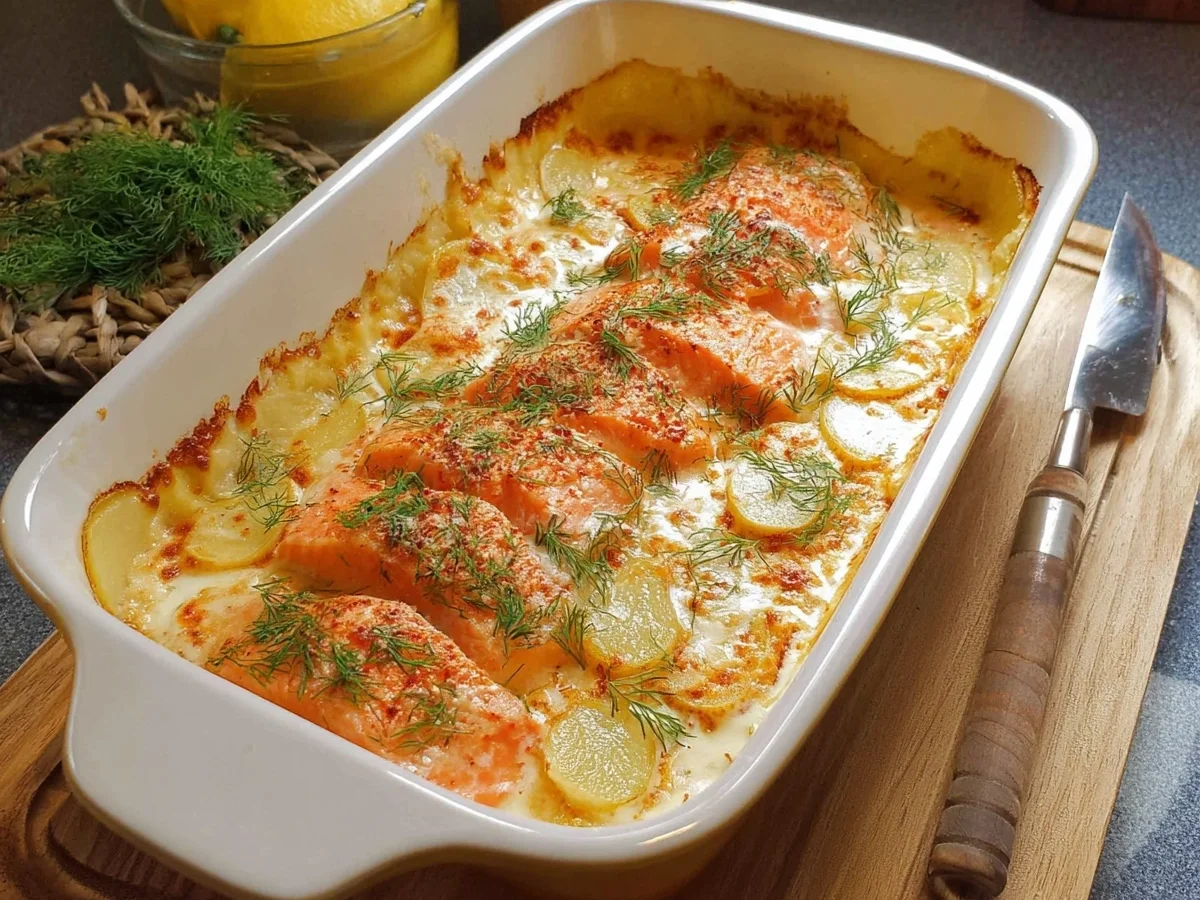 Cremiges Lachs-Sahne-Gratin: Schnell & Einfach zubereitet - Bild 2