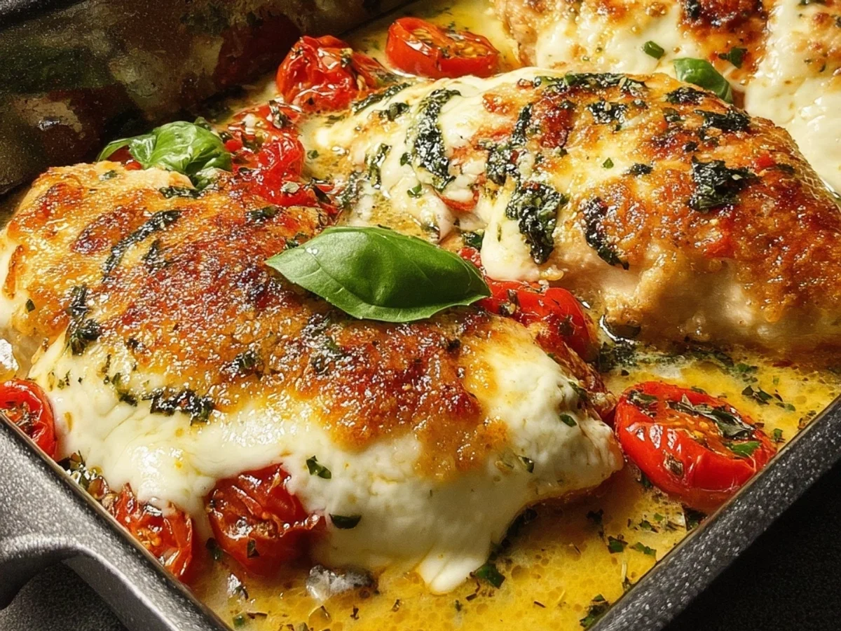 Cremiges Mozzarella Hähnchen: Schnell & Herzhaft - Bild 1