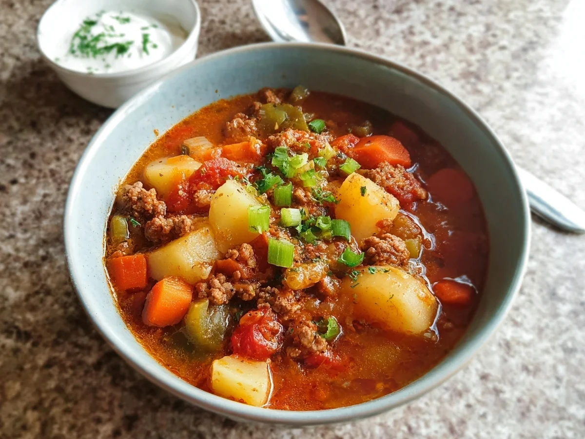 Deftiger Bauerntopf mit Hackfleisch: Herzhafter Familieneintopf - Bild 2