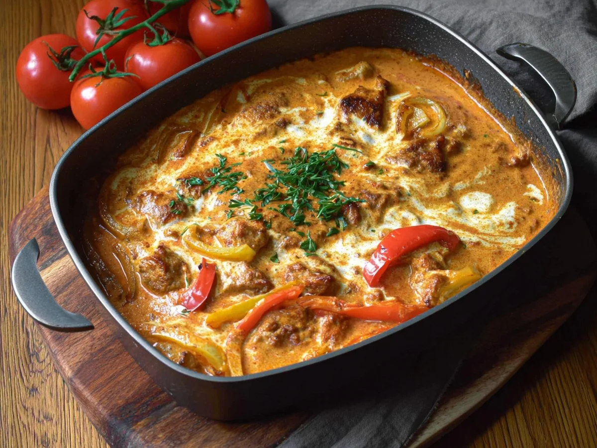 Deftiges Low Carb Gyros in cremiger Sauce - Bild 2