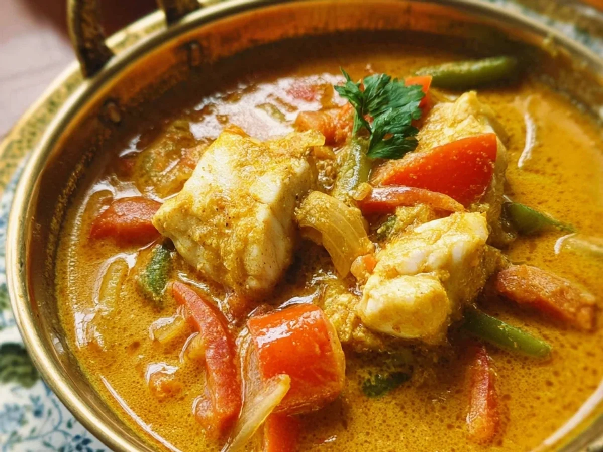 Einfaches Fischcurry mit Kokosmilch: Schnell & Cremig - Bild 1