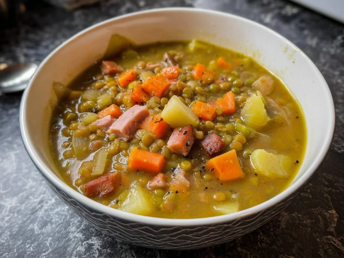 Erbsensuppe mit Truthahnschinken: Herzhaft & Sättigend - Bild 2