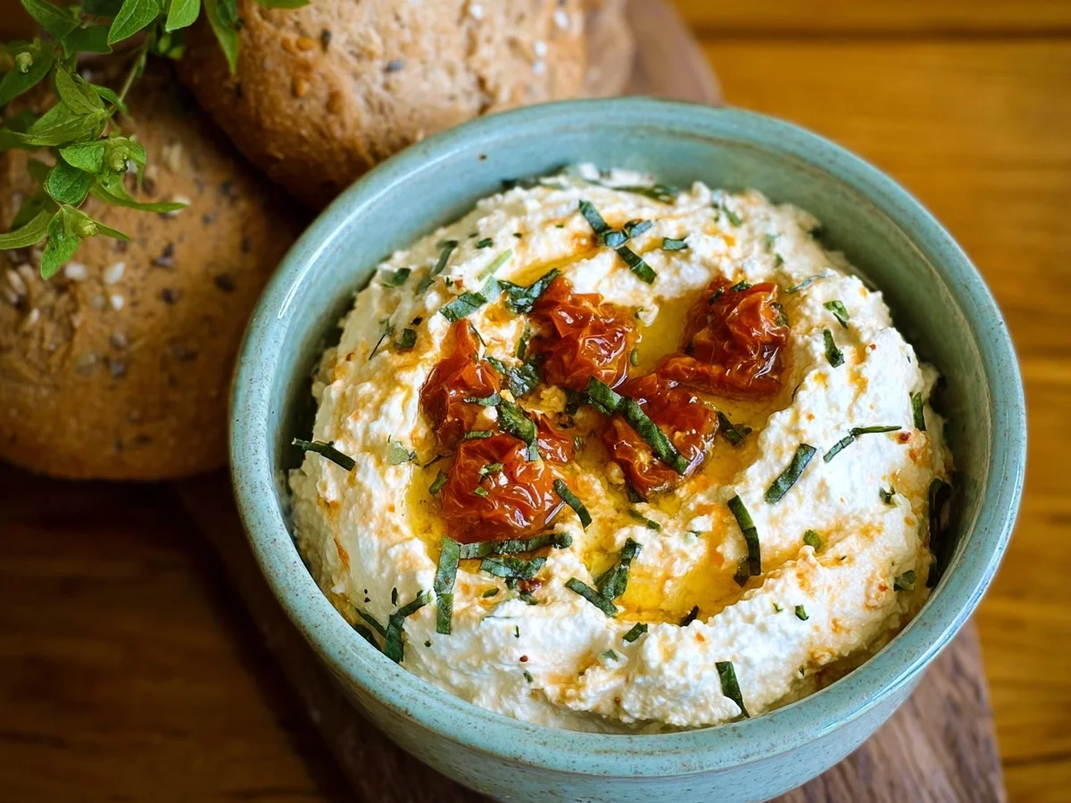 Feta-Quark-Dip mit getrockneten Tomaten: Schnell & Lecker - Bild 1