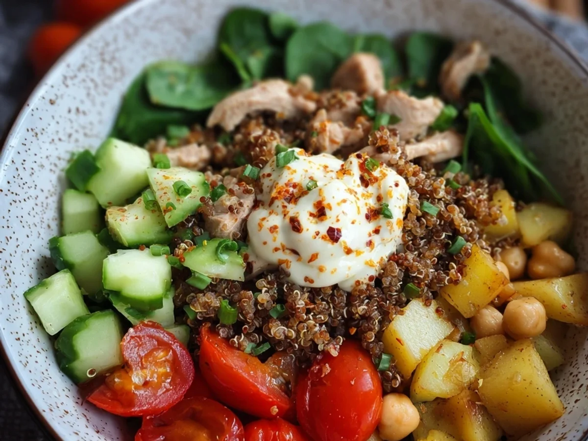 Gesunde Sattmacher Protein Bowl zum Abnehmen - Bild 1