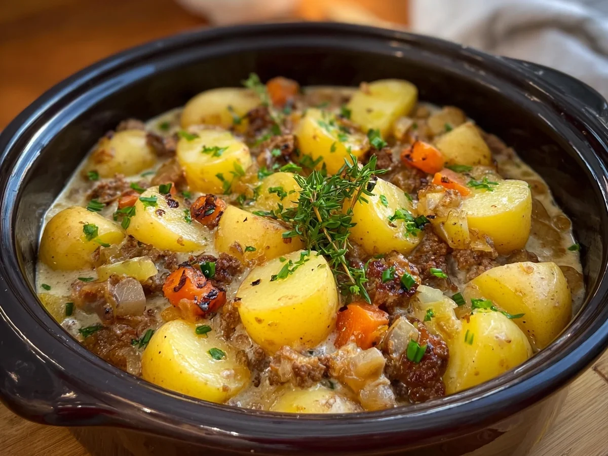 Hack-Kartoffel-Kohlrabi-Eintopf: Cremig & Herzhaft - Bild 1