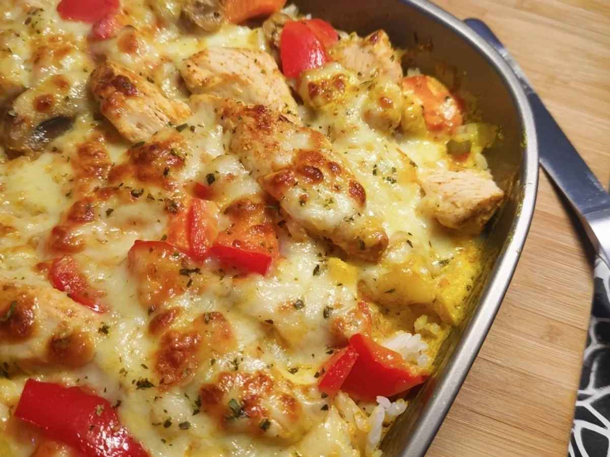 Hähnchen Curry Auflauf: Cremig, würzig & einfach - Bild 1