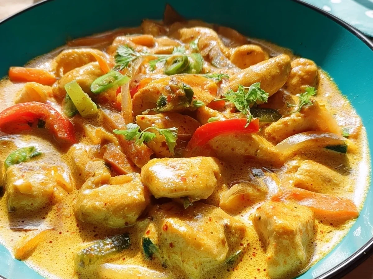 Hähnchen Curry Geschnetzeltes: Schnell & Lecker Rezept - Bild 2