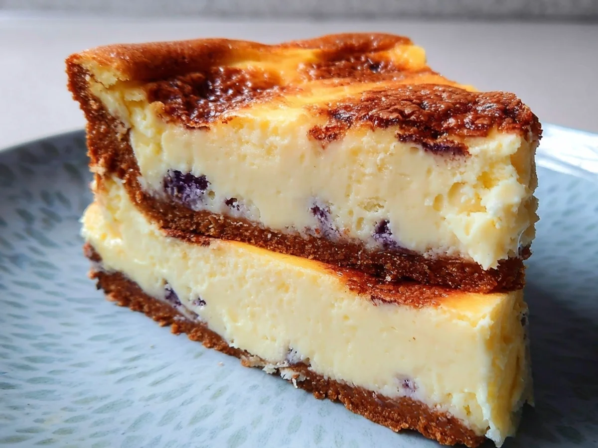 High Protein Käsekuchen ohne Zucker - Bild 1