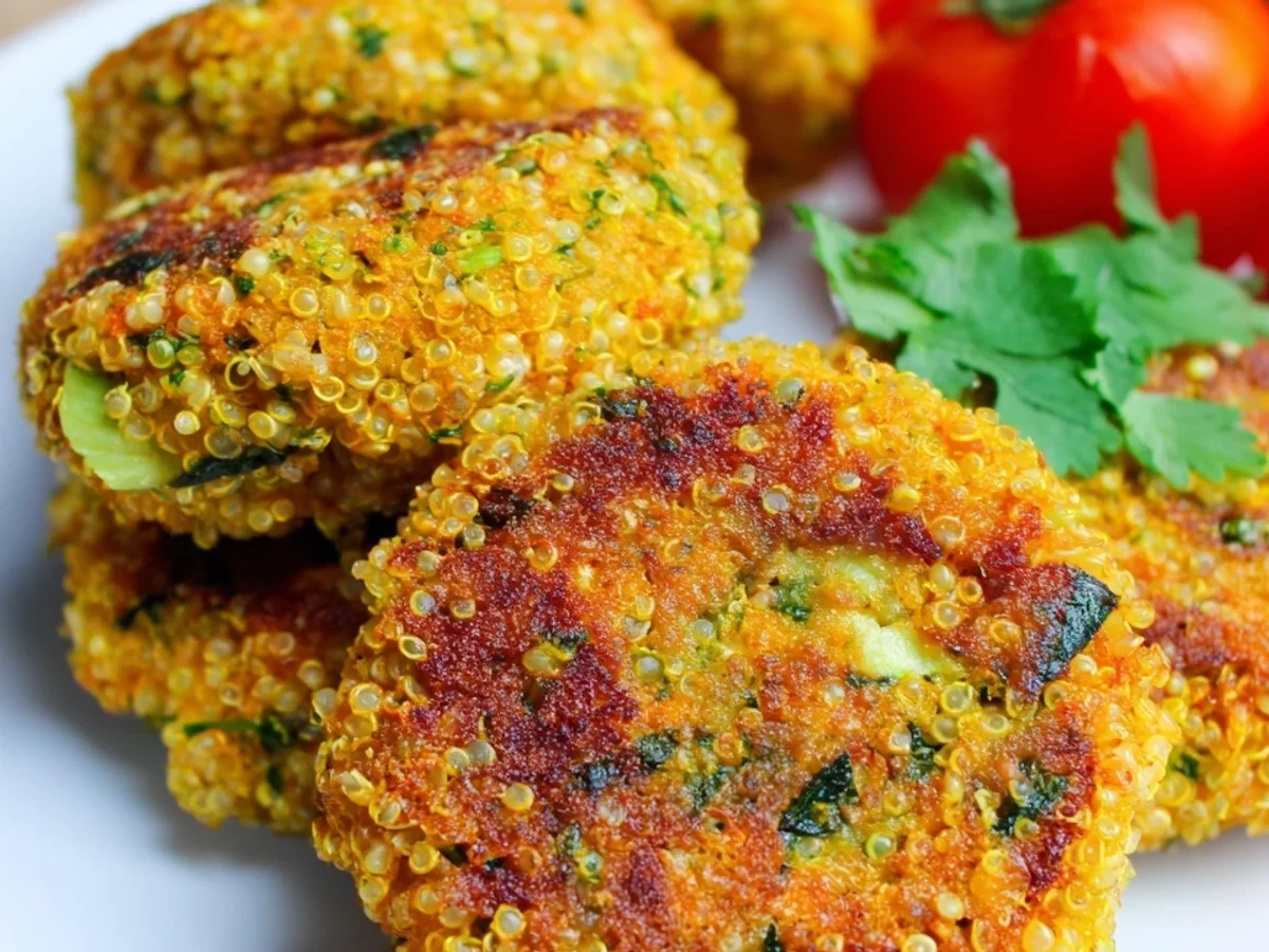 Knusprige Quinoa-Kurkuma Bratlinge: Vegan & Glutenfrei - Bild 2