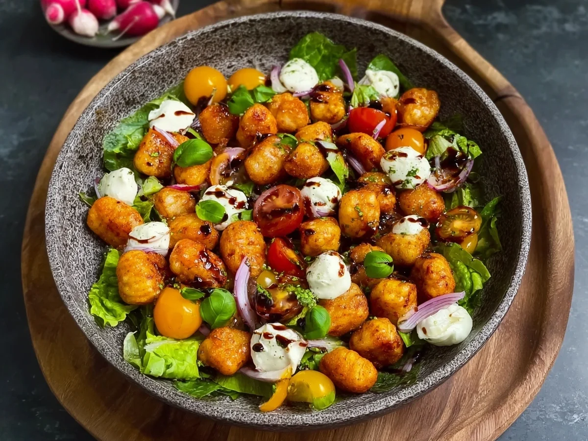 Knuspriger Gnocchi Salat: Schnell & einfach zubereitet - Bild 1