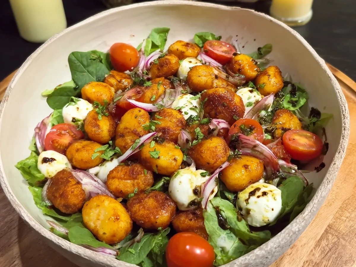 Knuspriger Gnocchi Salat: Schnell & einfach zubereitet - Bild 2