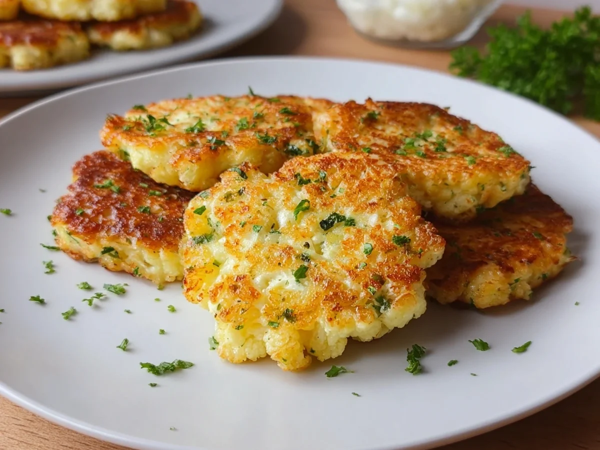 Käse-Blumenkohlbratlinge: Schnell & lecker zubereitet - Bild 1