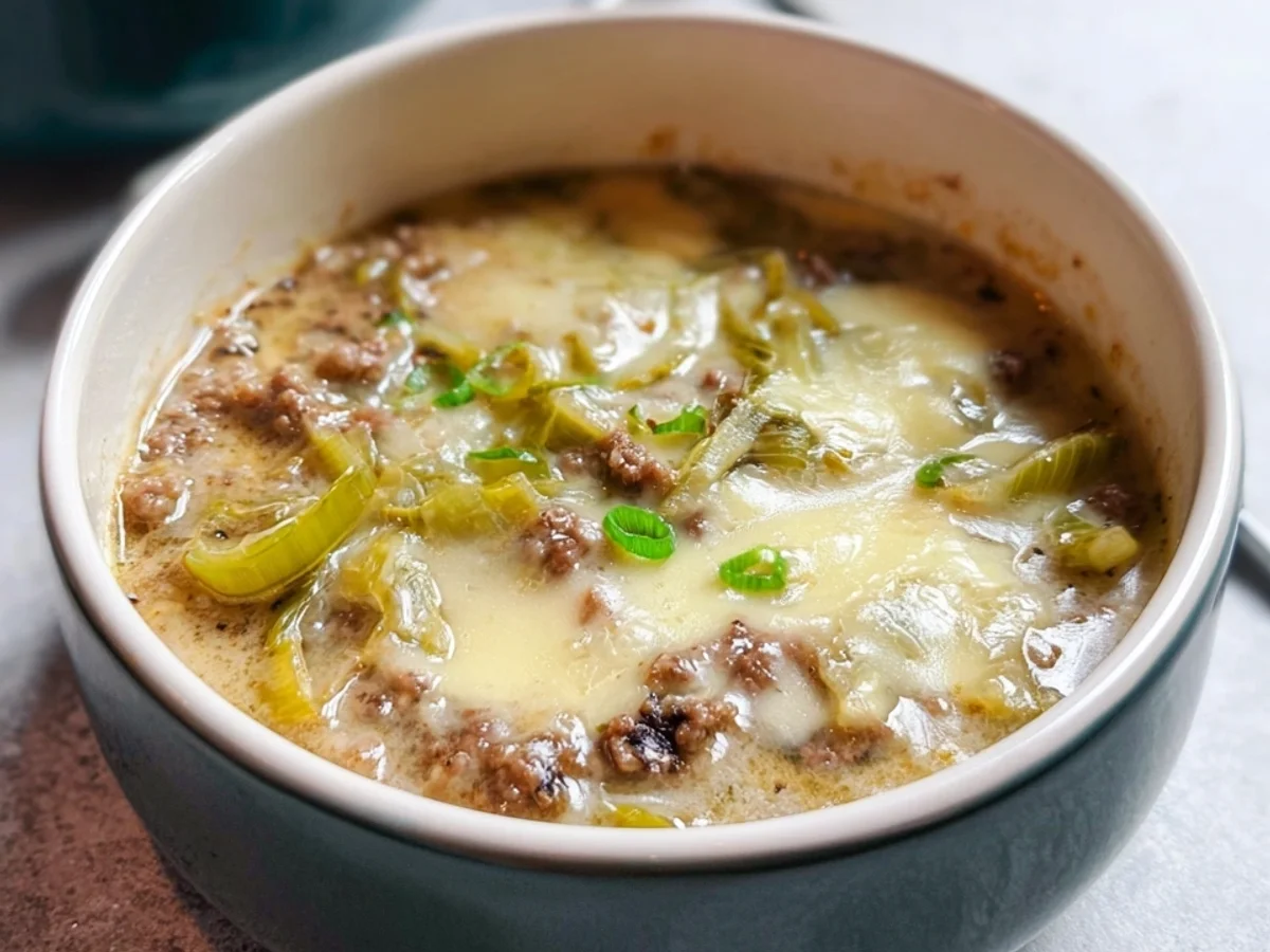 Käse-Lauch-Suppe: Einfach, kalorienarm & Low Carb - Bild 2