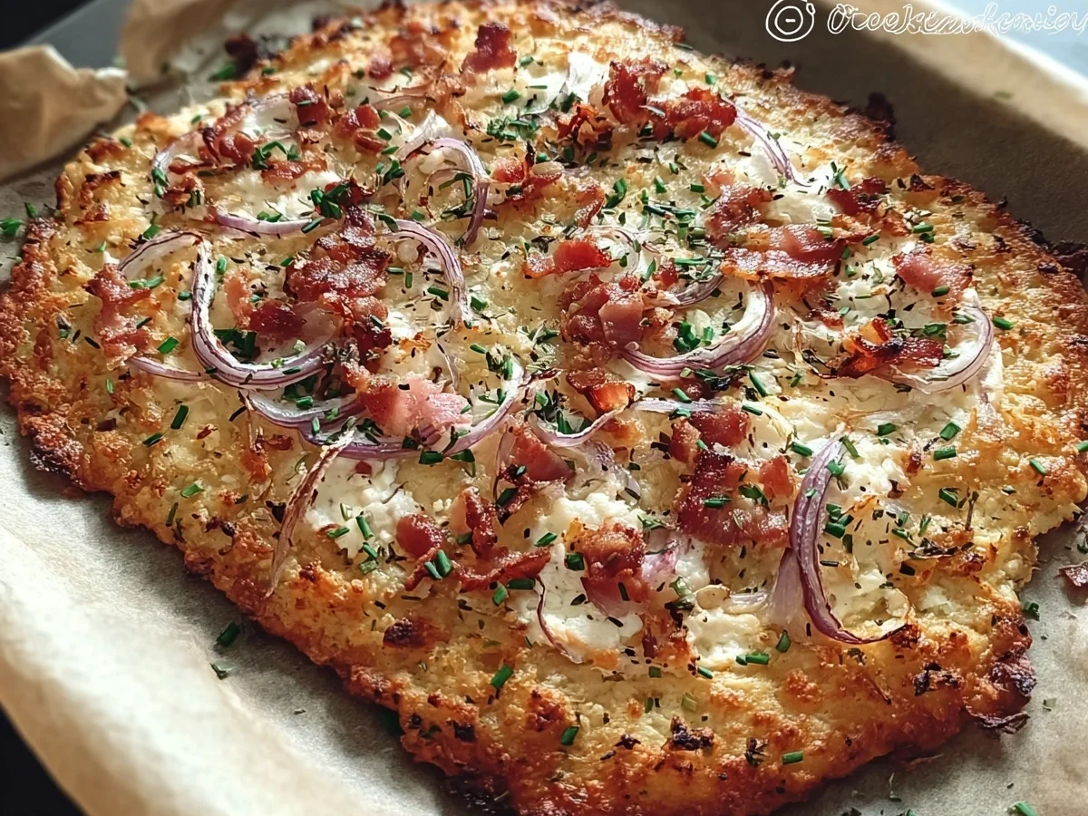 Low-Carb Blitz-Flammkuchen: Schnell & Lecker - Bild 1