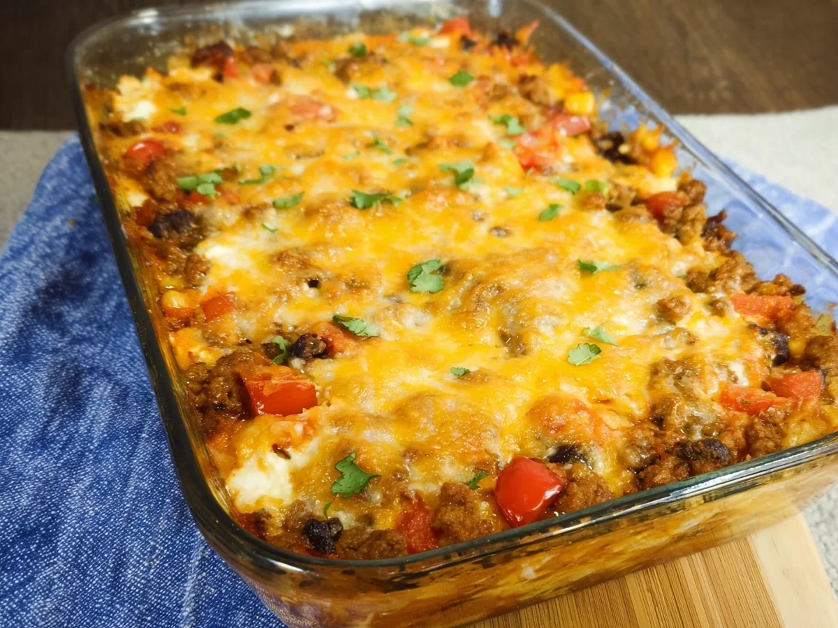 Low Carb Tex Mex Auflauf: Herzhaft & einfach zubereitet - Bild 1