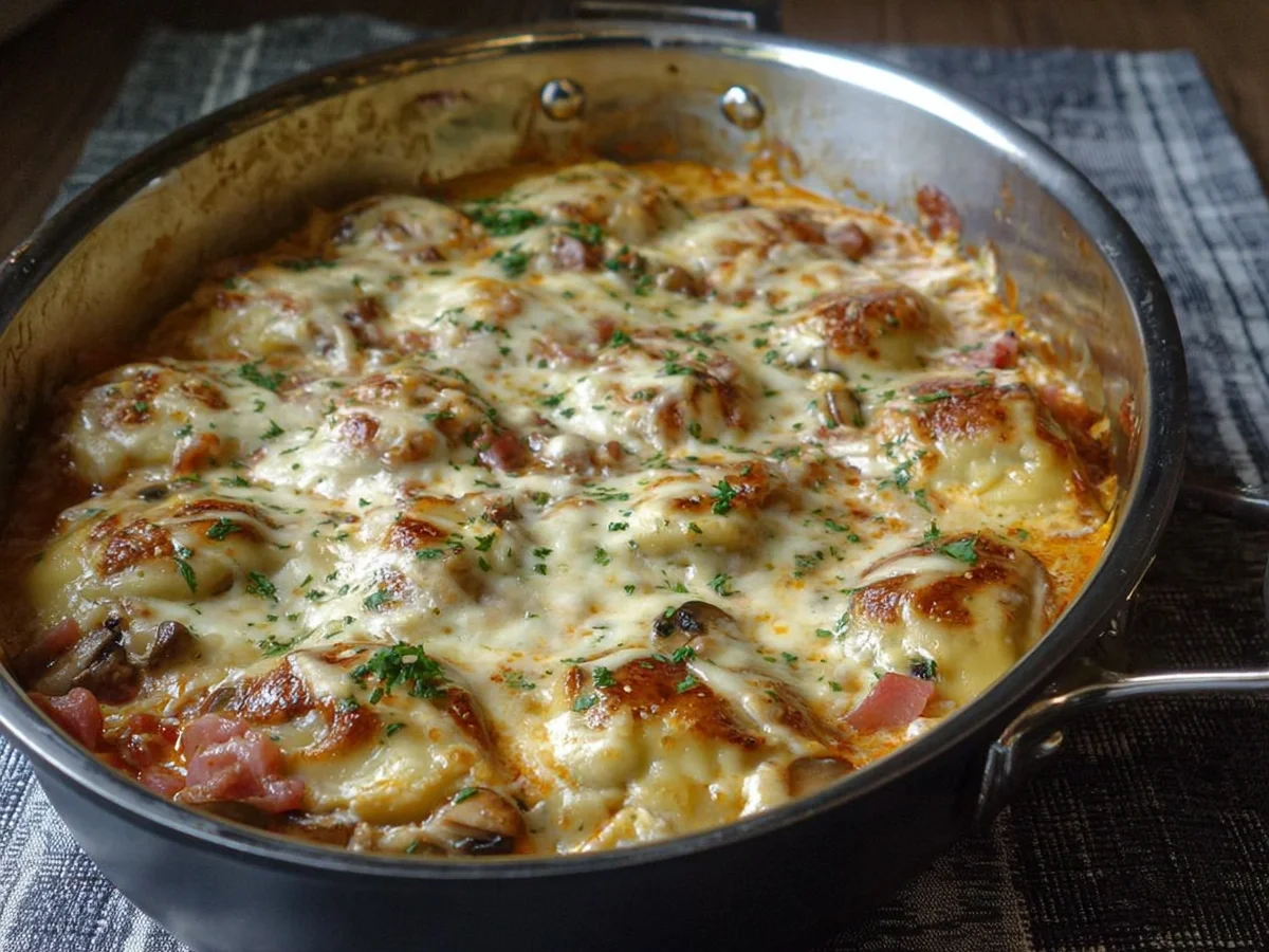 Maultaschen Auflauf überbacken: Schnelles Soulfood Rezept - Bild 2
