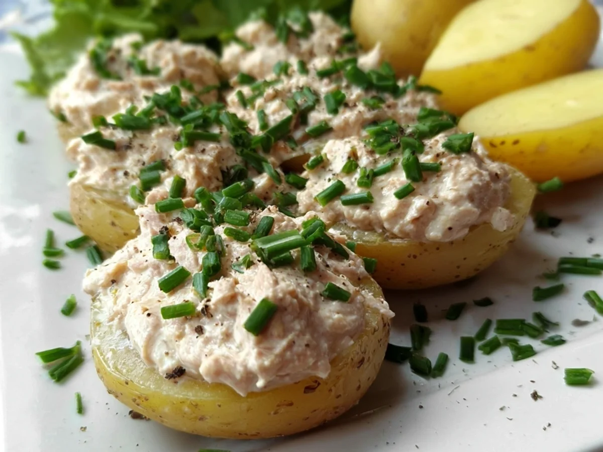 Pellkartoffeln mit Thunfischquark: Leicht & Frisch - Bild 1