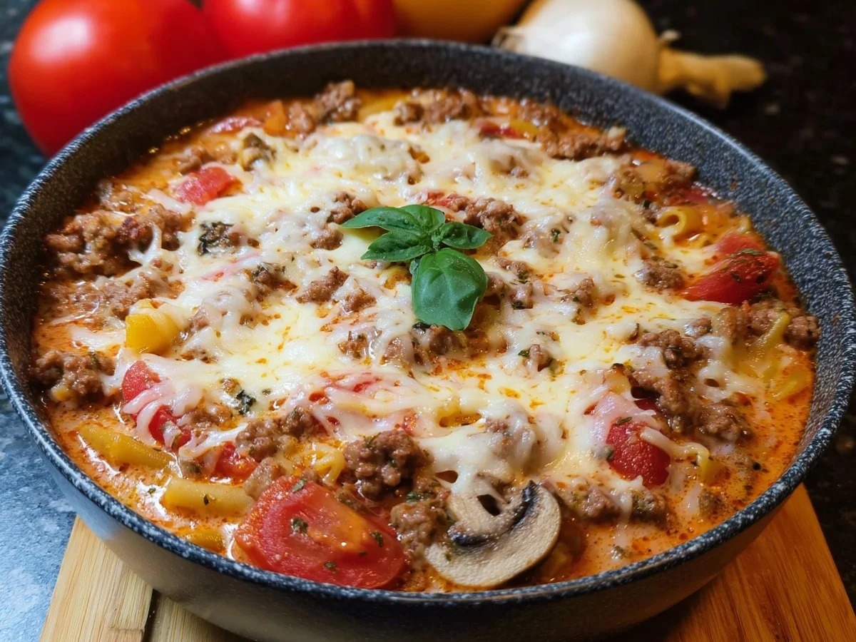 Pizzasuppe mit Hackfleisch: Schnell & einfach in 30 Min. - Bild 2