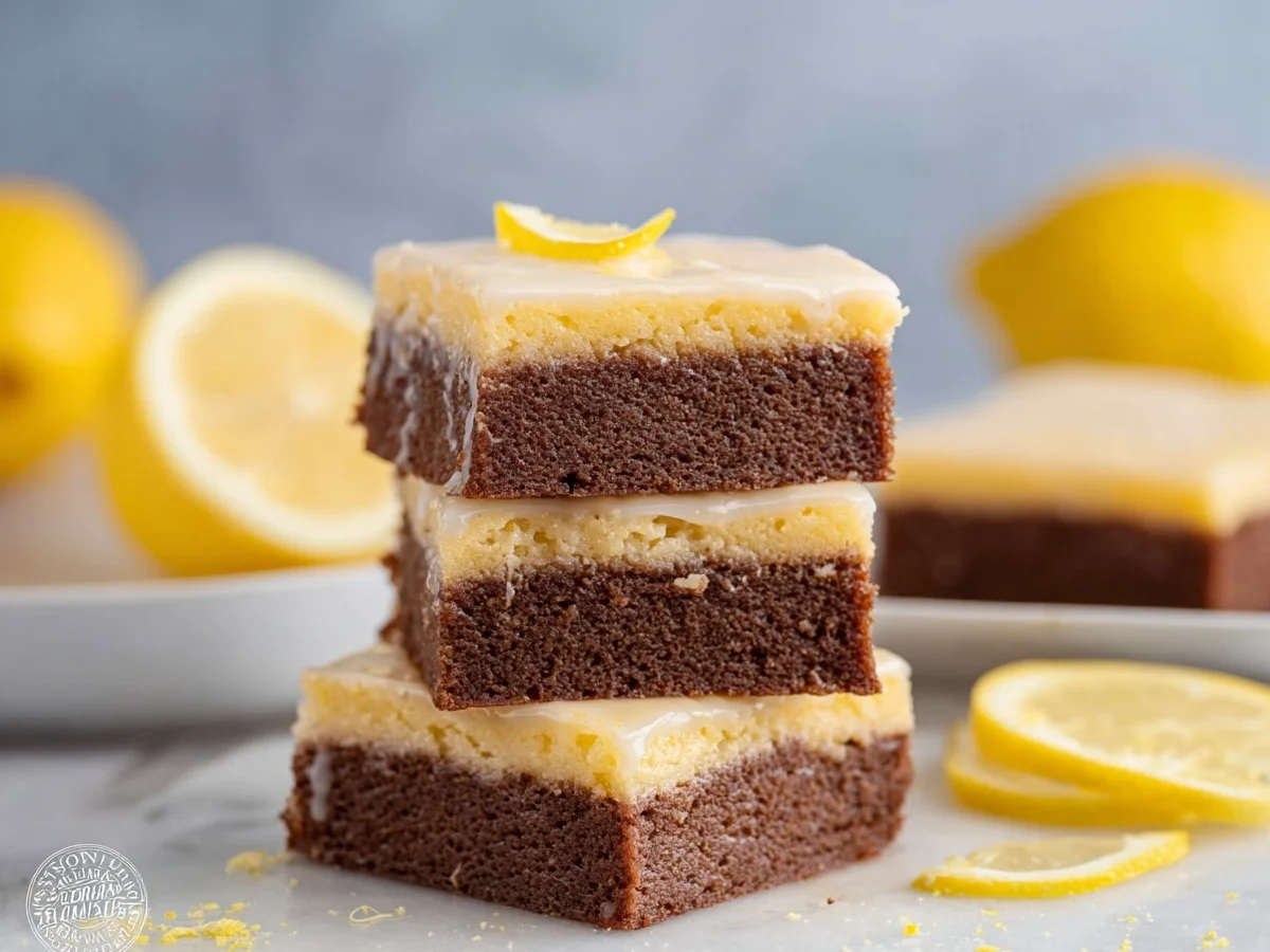 Saftige Zitronen-Brownies: Einfach selber backen - Bild 2