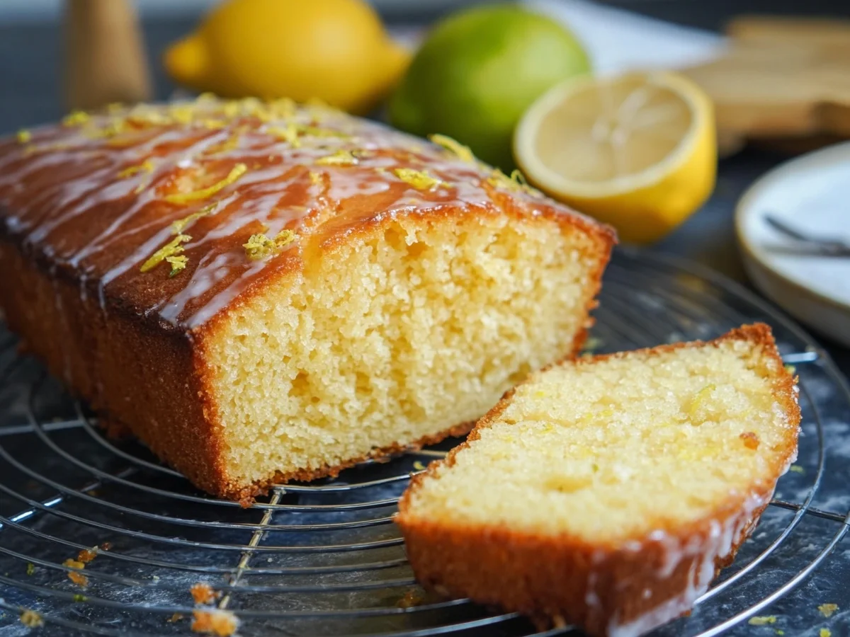 Saftiger Zitronenkuchen mit Öl & Mineralwasser Rezept - Bild 1