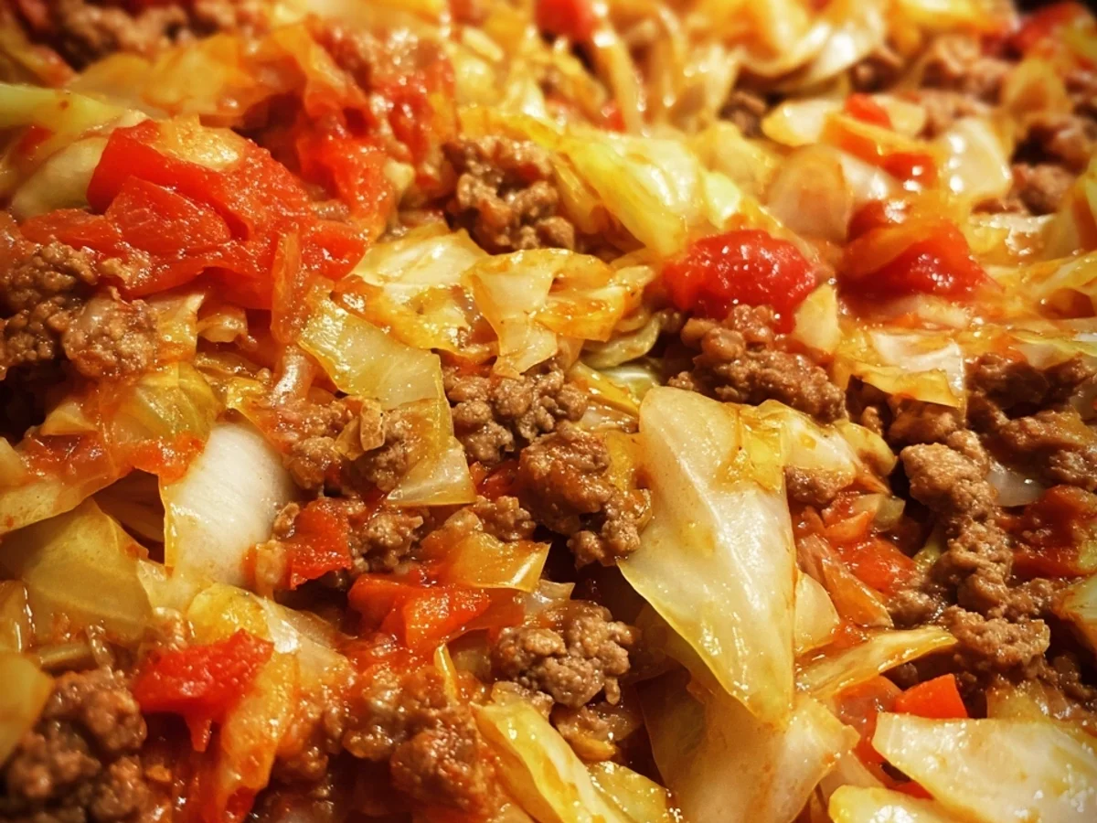 Scharfe Spitzkohl-Hackpfanne: Schnelles Low Carb Gericht - Bild 1