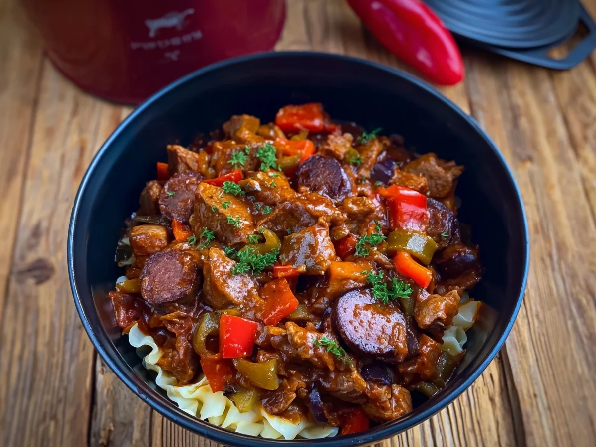 Schaschlik Topf: Zartes Fleisch, einfach zubereitet - Bild 1