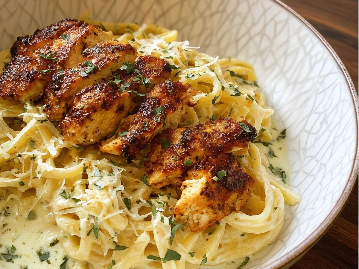 Schnelle Chicken Alfredo Pasta: Cremig in 20 Minuten - Bild 1