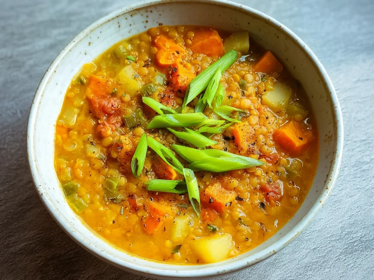 Schnelle Linsensuppe mit Möhren: Einfaches Hauptgericht - Bild 1