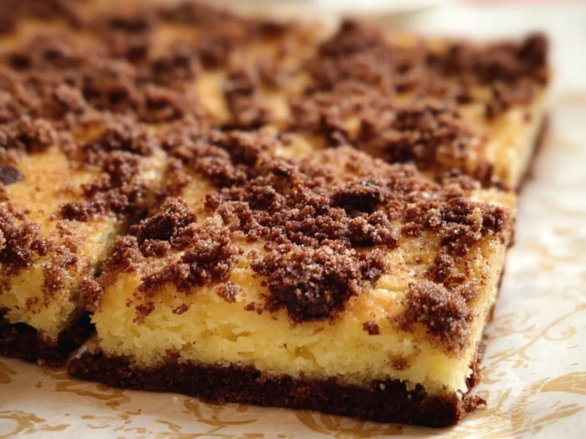 Schneller Schoko Streuselkuchen ohne Hefe vom Blech - Bild 1