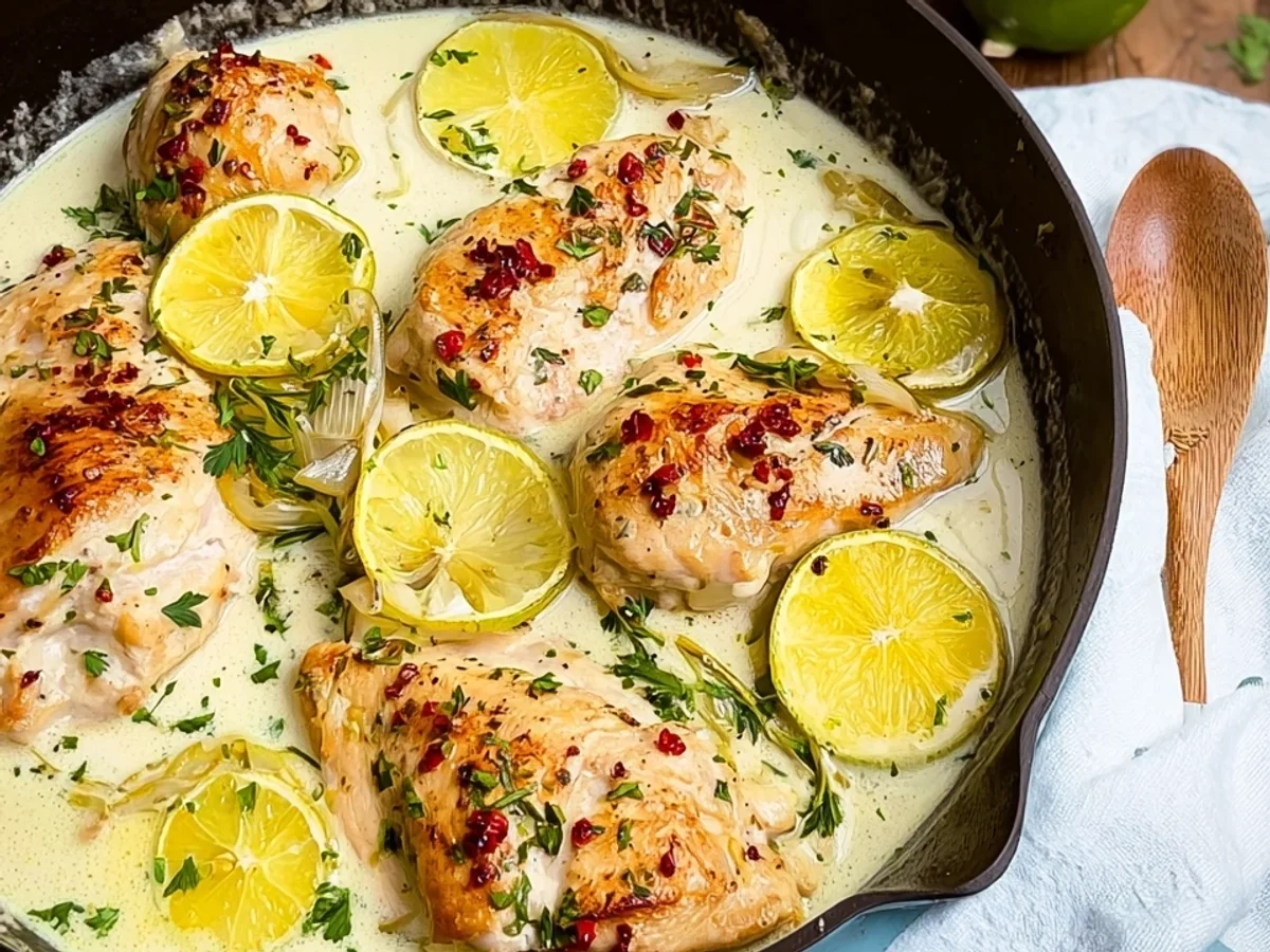 Schnelles Hähnchen in Kokos-Limetten-Soße - Bild 2