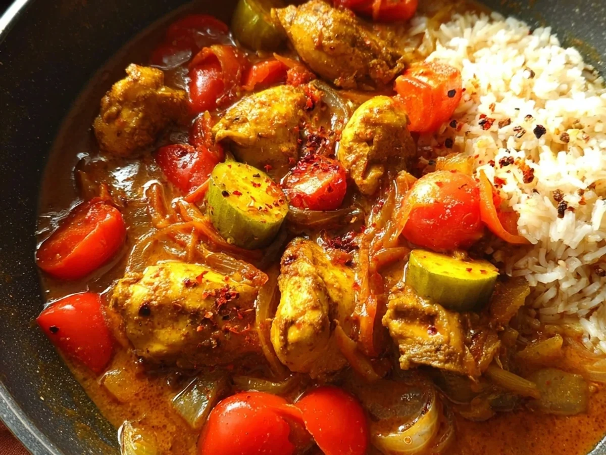 Schnelles Indisches Hähnchen Curry Rezept - Bild 2