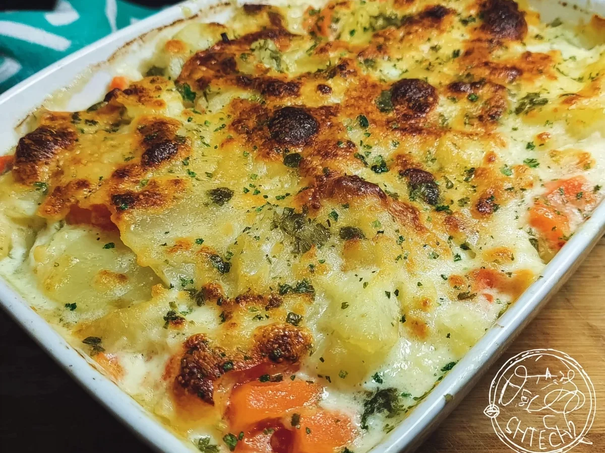 Schnelles Low-Carb Kohlrabi-Möhren-Gratin - Bild 2