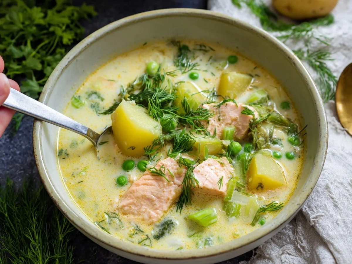 Schwedische Lachs-Sommersuppe: Leicht & Frisch - Bild 2