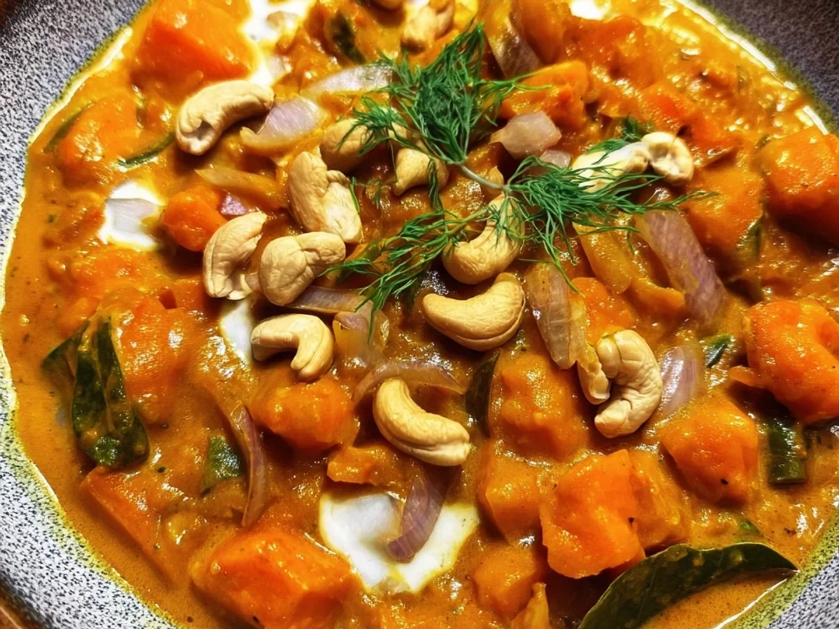 Süßkartoffel Curry mit Cashews: Dein Fix für Gemütlichkeit - Bild 2