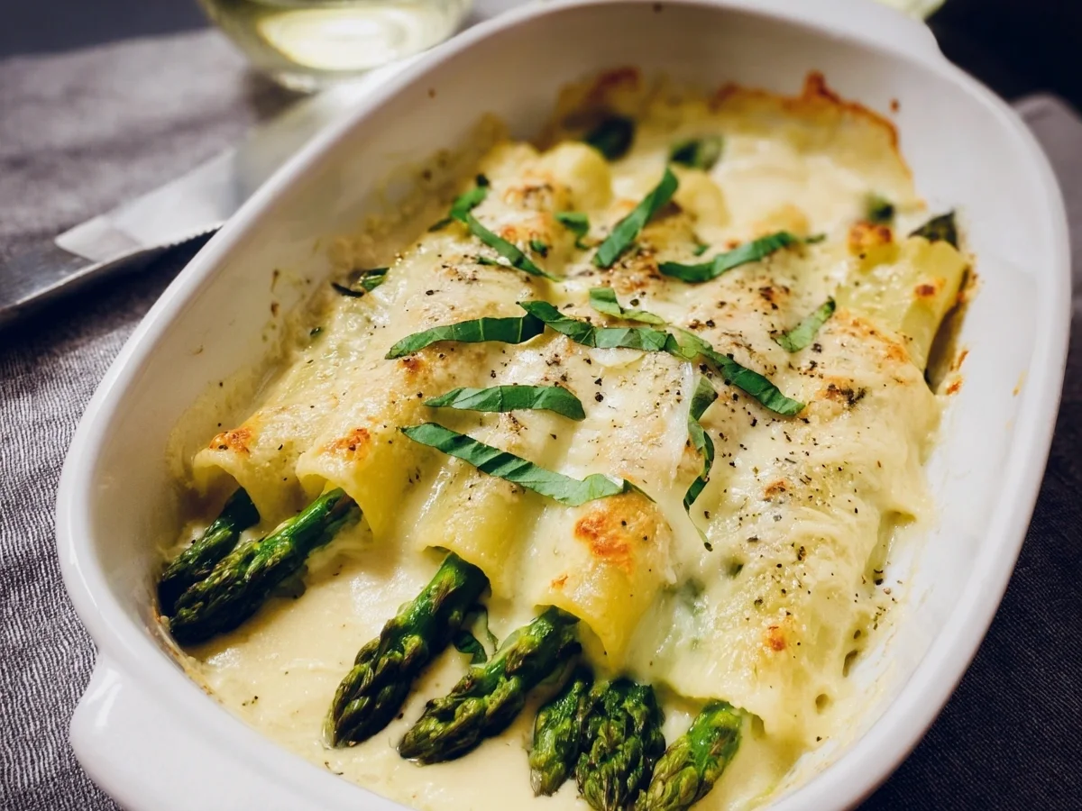 Spargel Cannelloni: Cremiges Ofenrezept für den Frühling - Bild 1