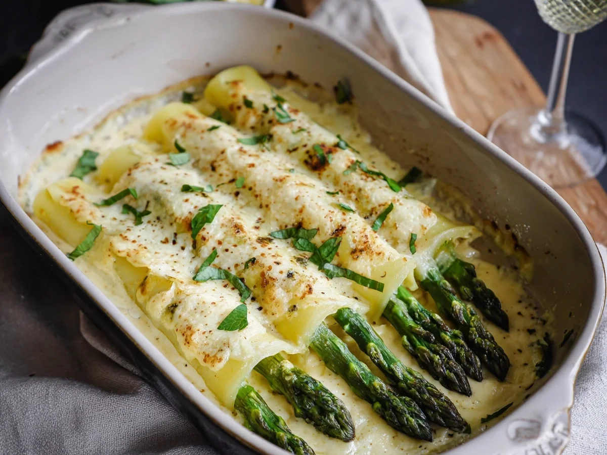 Spargel Cannelloni: Cremiges Ofenrezept für den Frühling - Bild 2