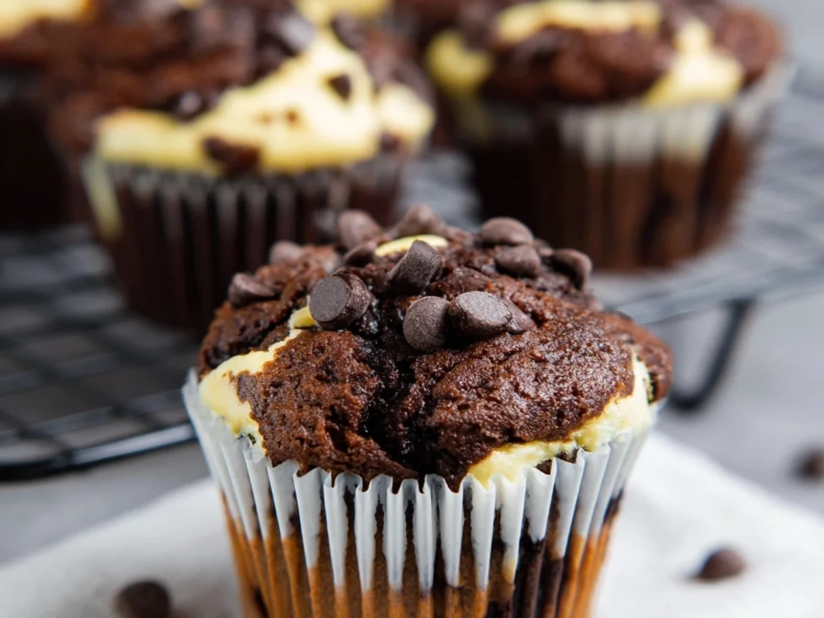 Starbucks Double Chocolate Cheesecake Muffins Rezept - Bild 2