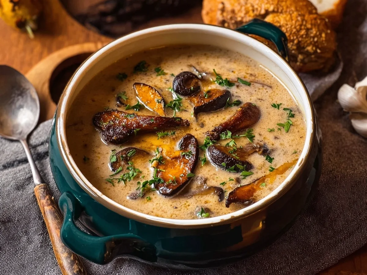 Steinpilzsuppe: Samtige Creme mit frischen Pilzen - Bild 1