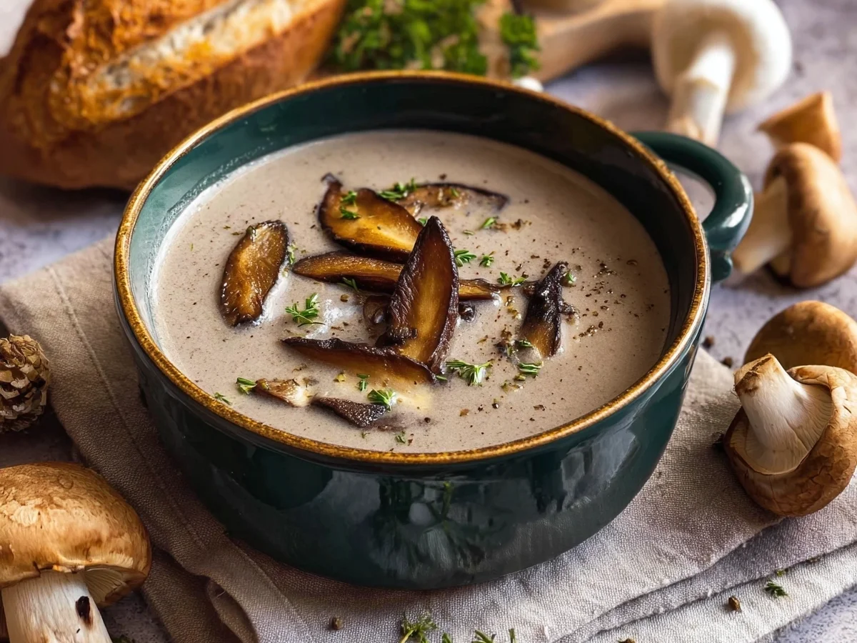 Steinpilzsuppe: Samtige Creme mit frischen Pilzen - Bild 2