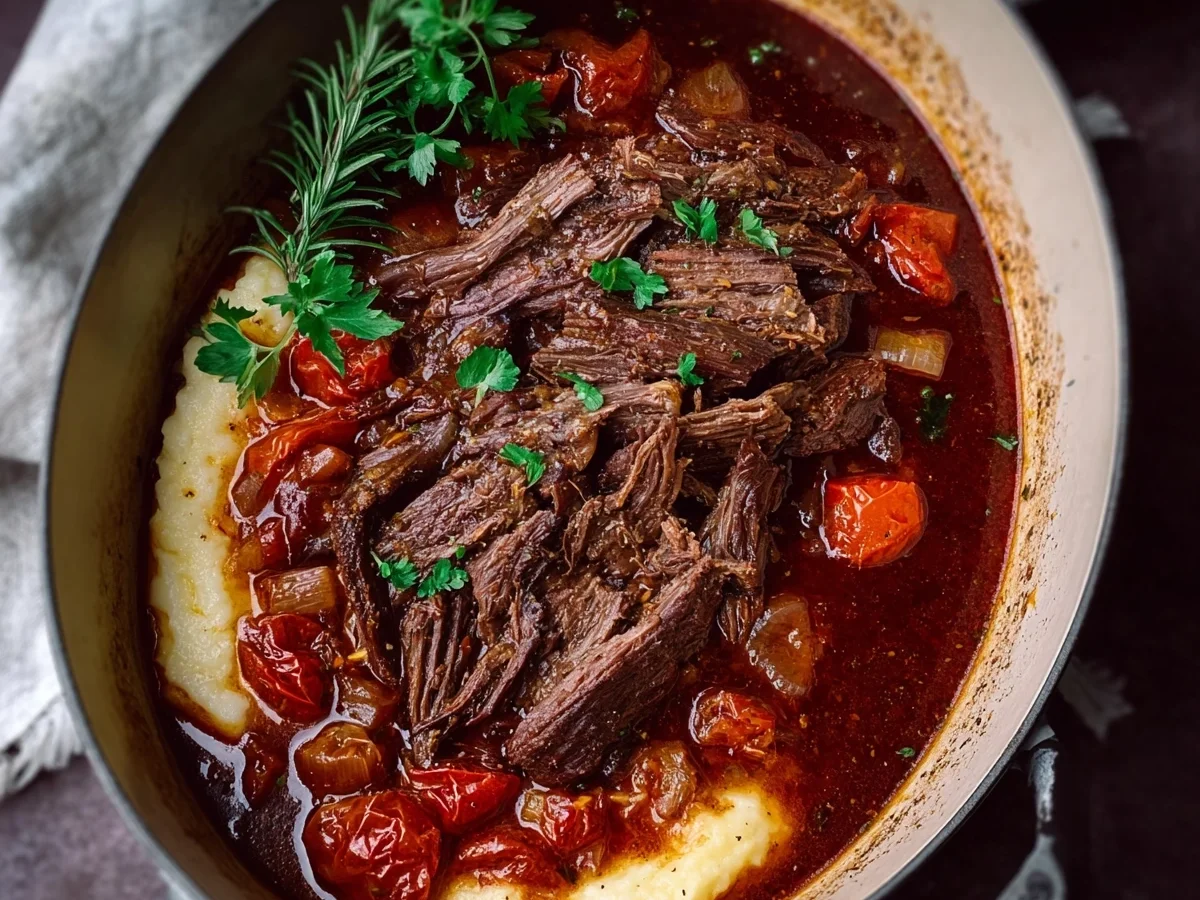 Stracotto di Manzo: Zarter italienischer Rinderbraten - Bild 1