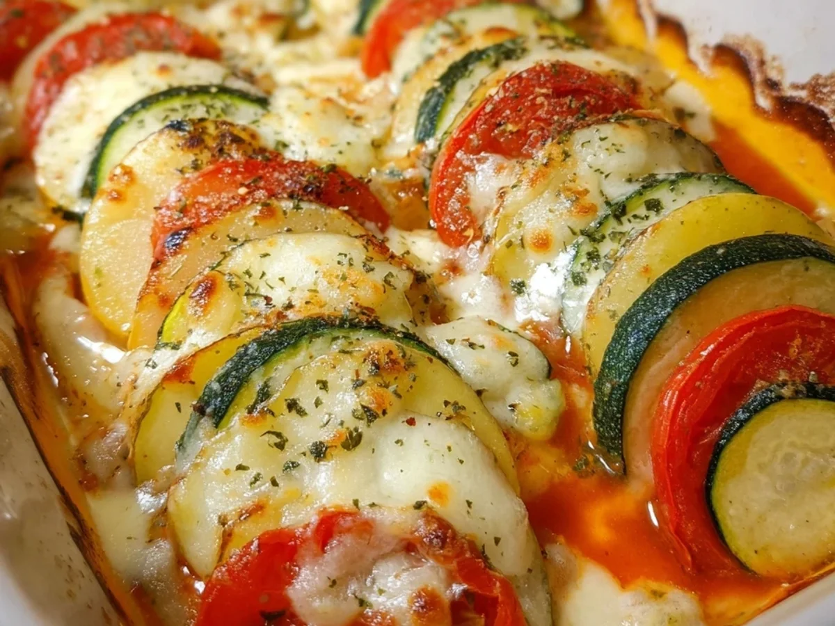 Tomaten-Zucchini-Kartoffel-Gratin: Herzhaft & Vegetarisch - Bild 1