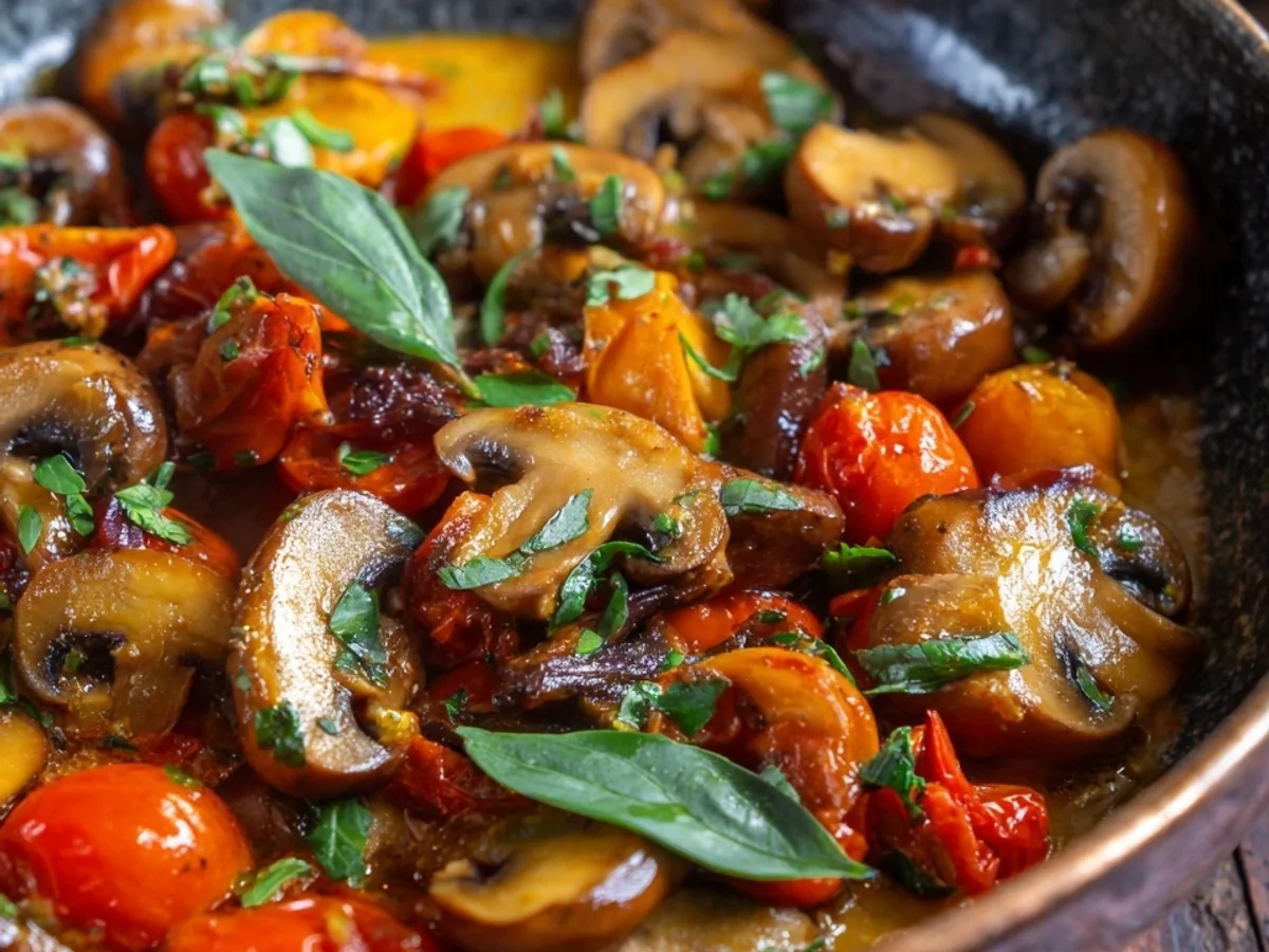Toskanische Champignonpfanne: Schnell & Lecker zubereitet - Bild 2