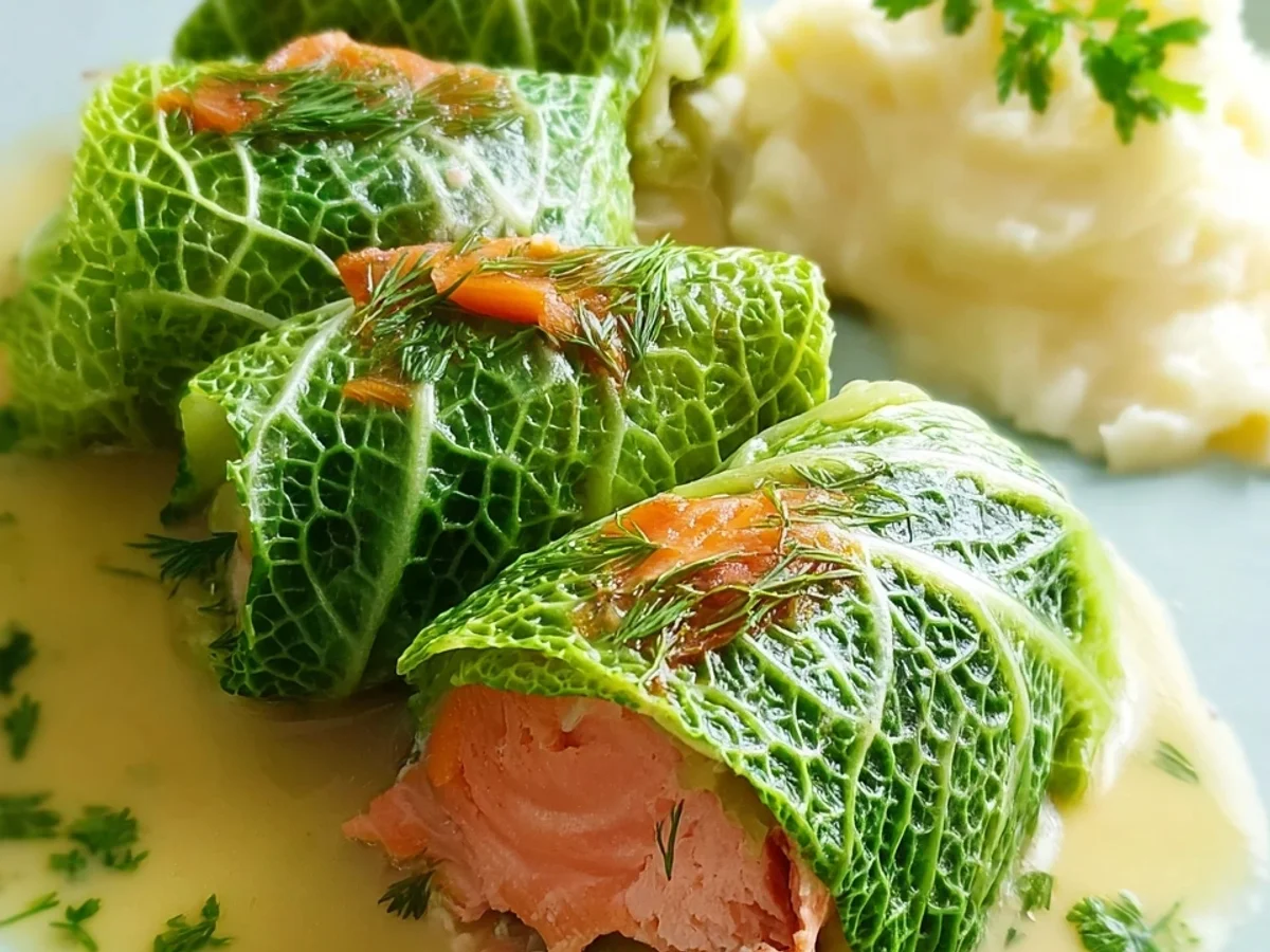 Wirsingrouladen mit Lachs: Herzhaft & raffiniert - Bild 2